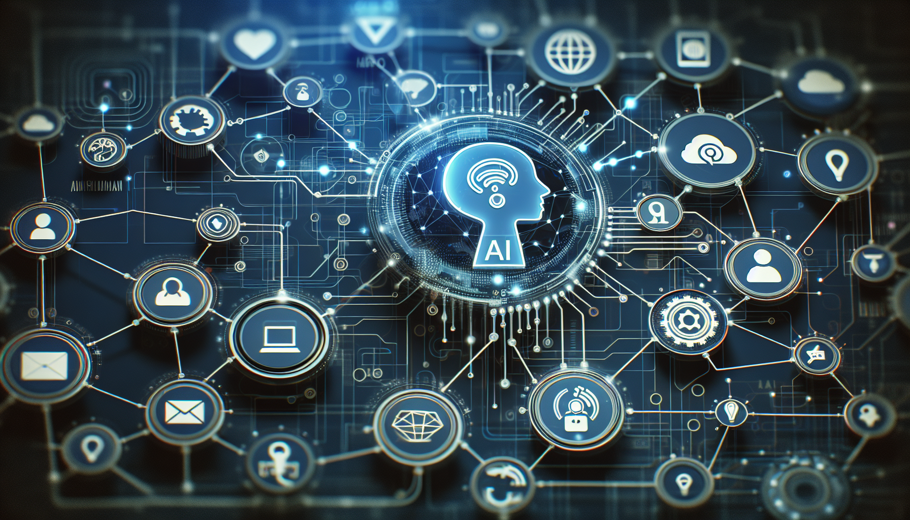 AI automation posts on social networks